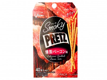 Pocky japonais goût bacon fumé Glico 24g