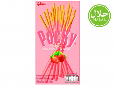 Pocky japonais bâtonnets fraise Glico 47g
