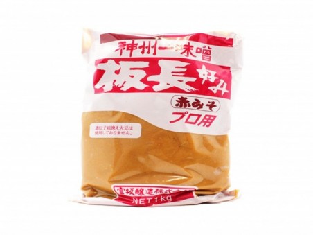 Aka miso pâte de soja rouge en sachet Miyasaka 1kg